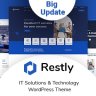 Restly - IT Solutions & Technology WordPress Theme Untouched