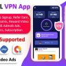 WILL VPN App - VPN App With Admin Panel | Secure VPN & Fast VPN | Refer & Earn | Reward Lucky Wheel