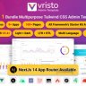 Vristo – Tailwind Admin Template HTML, Angular, React, NextJS, Vue, NuxtJS, Laravel, Node