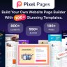 PixelPages - SAAS Application Website Builder for HTML Template