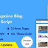 Maan News- Laravel Magazine Blog & News PHP Script