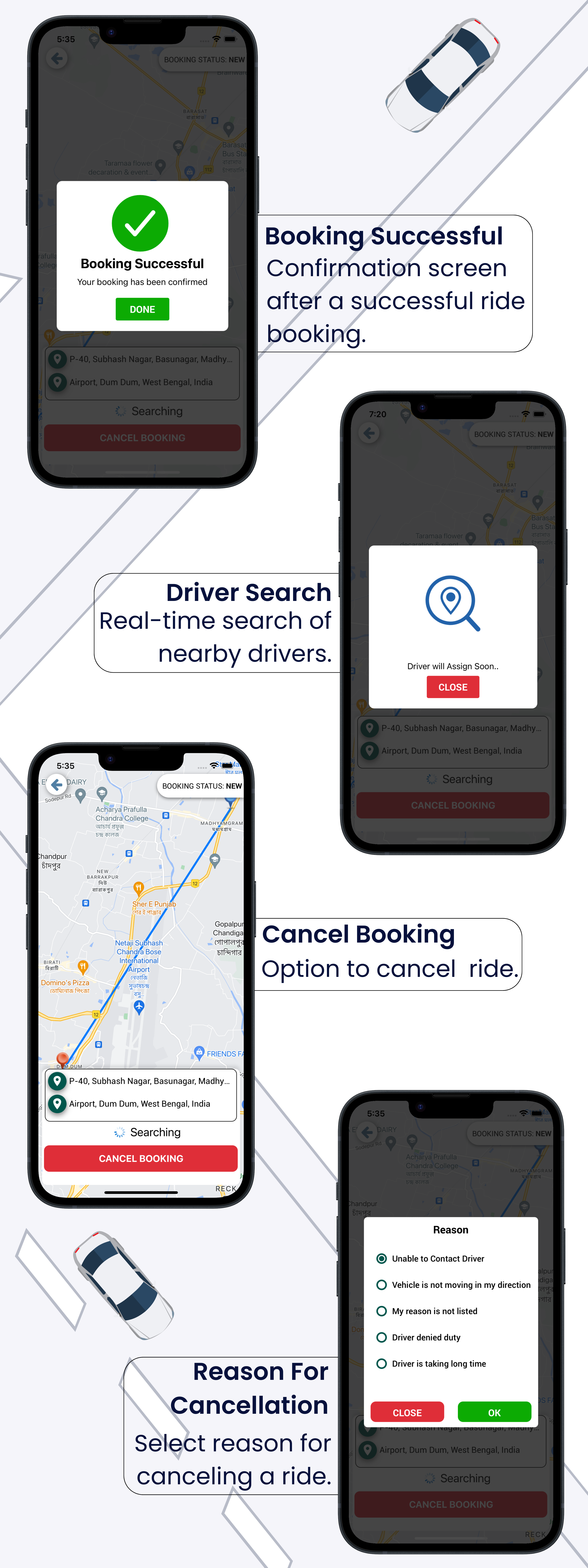 Exicube Bid Taxi App - 6